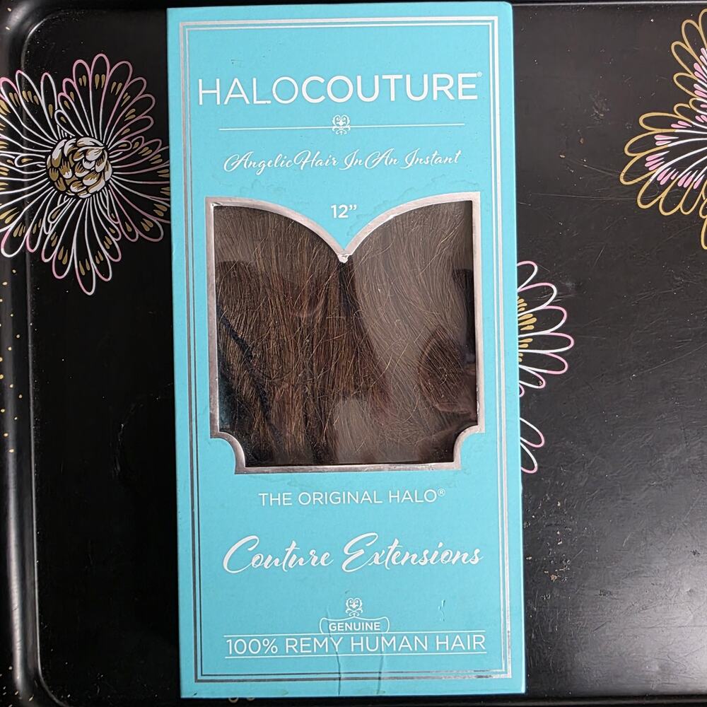 Halo Couture Original Halo 12" Remy Human Hair Extension Color 3 Brown